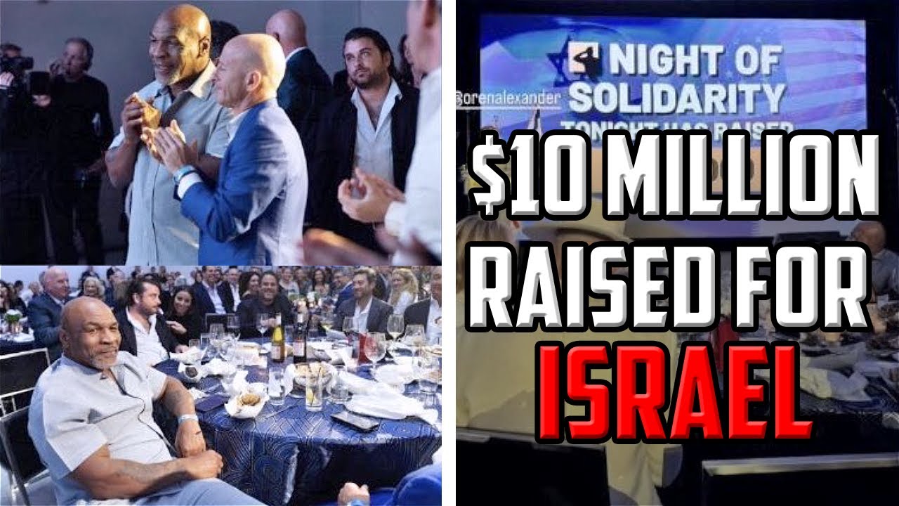Mike Tyson At Israeli Army Fundraiser