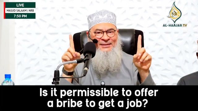 Is It Permissible To Offer A Bribe To...