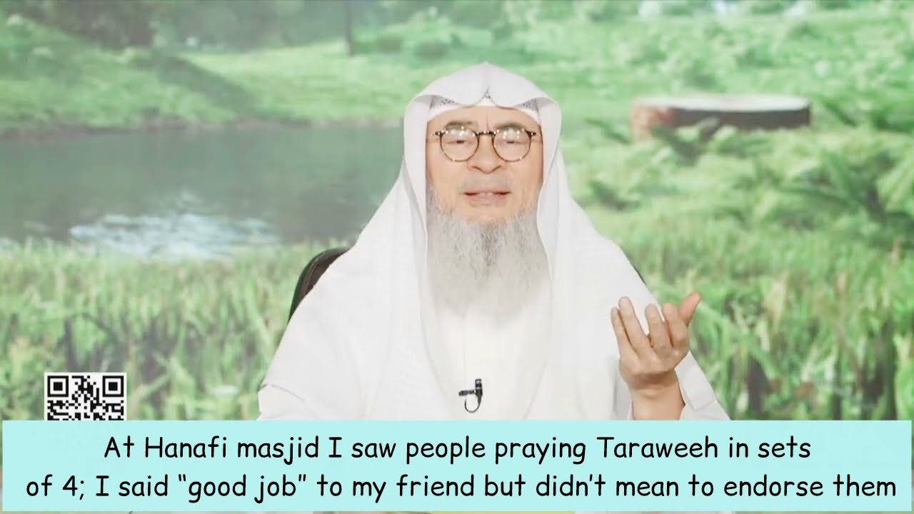 Hanafi Masjid Pray Taraweeh Set Of 4, I Said Good Job But Didn't Mean To Endorse