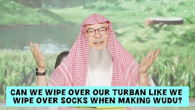 Can We Wipe Over Our Turban Like We W...