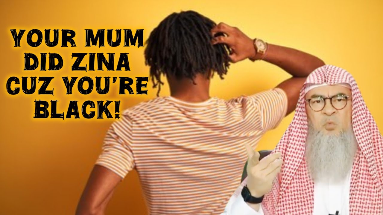 She said to a boy that his mum did zina cuz his color is black, is this kufr 