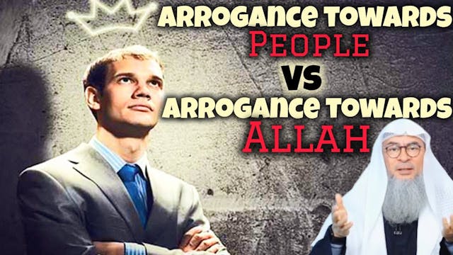 Arrogance towards people vs arrogance...