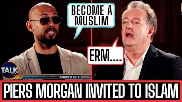 ANDREW TATE CALLS PIERS MORGAN TO ISLAM - LIVE
