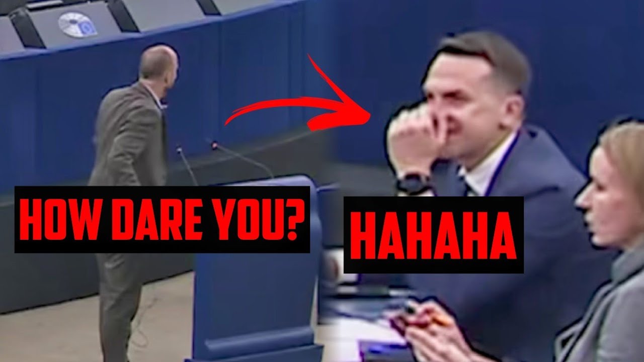 POLISH MINISTER MOCKS GAZA IN EUROPEAN PARLIAMENT
