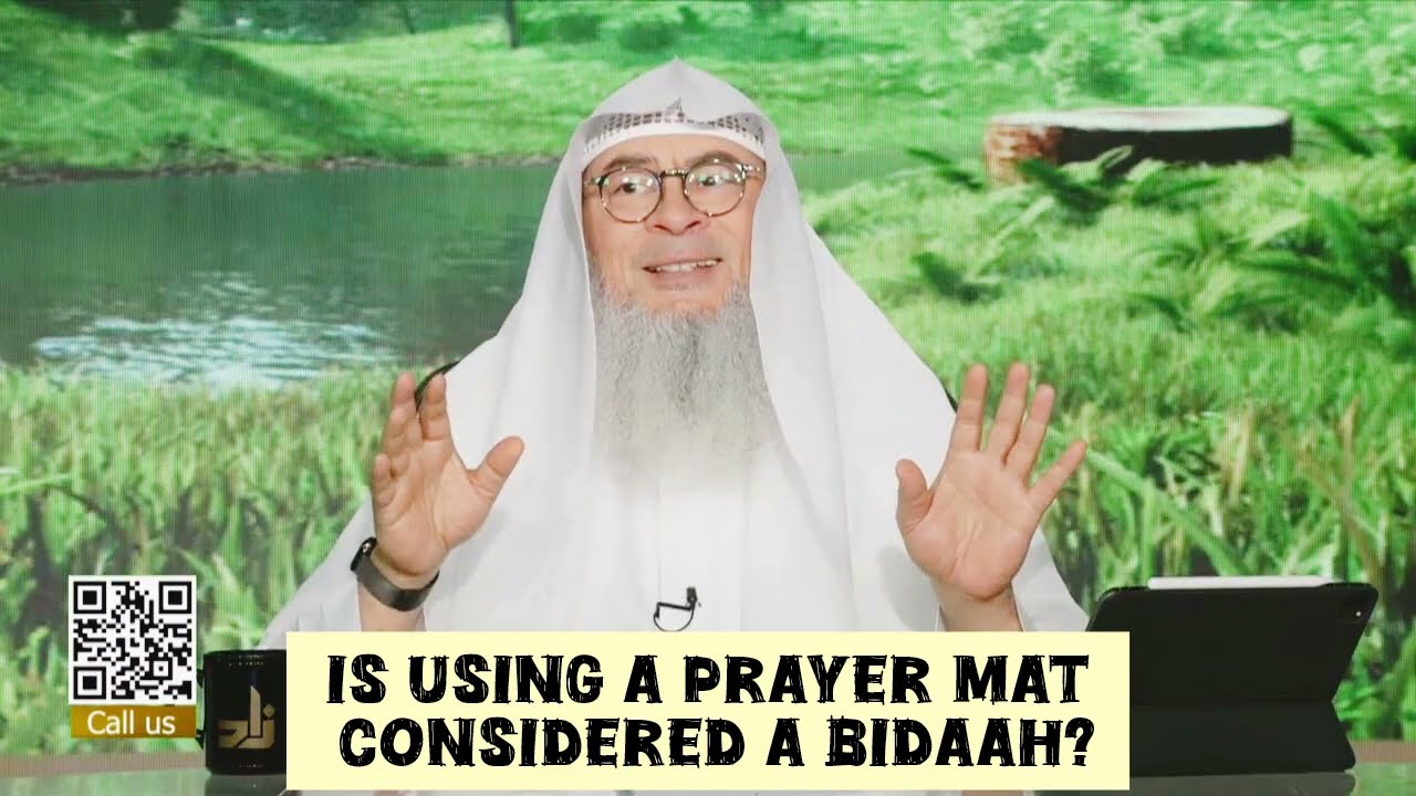 Is using a prayer mat an innovation (Prayer mat even when praying on a chair)