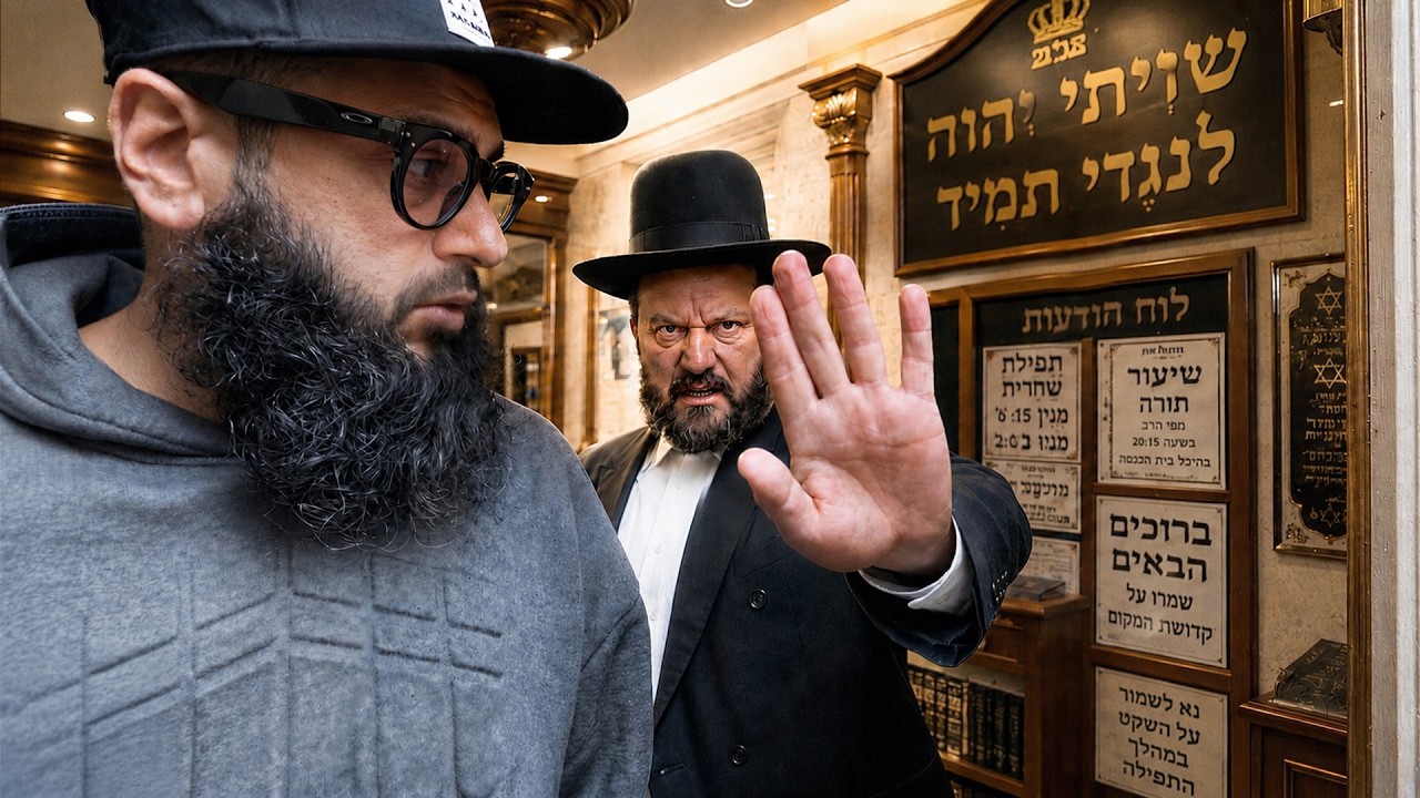 Muslims Gets Kicked Out Of Synagogue... It Got Heated!