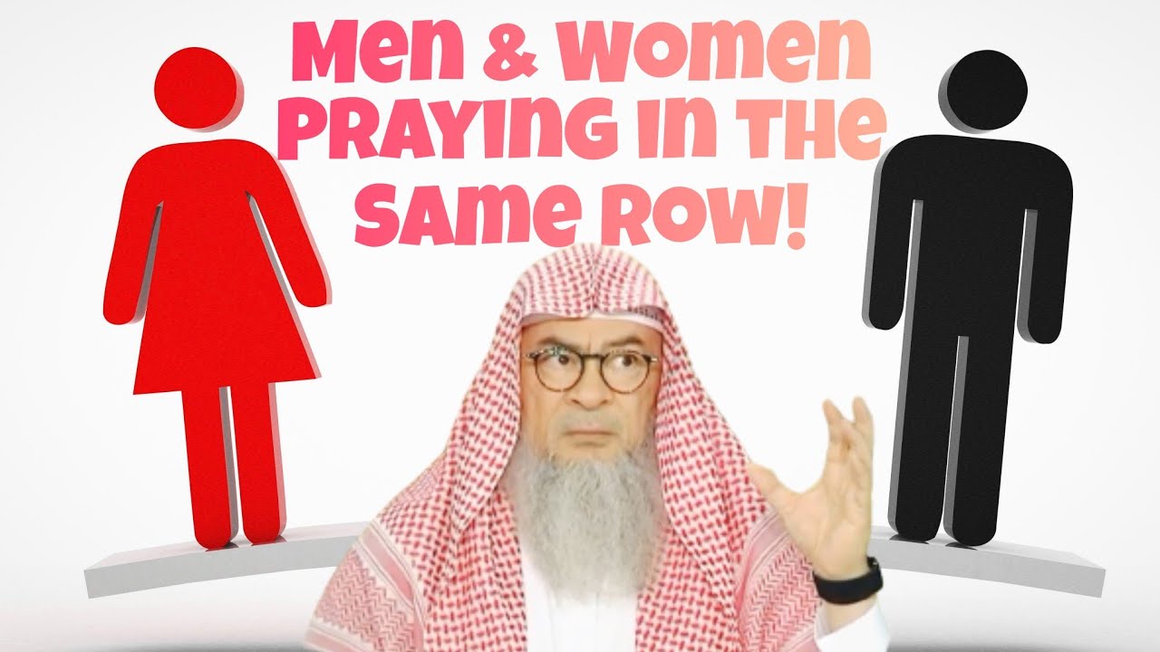 Ruling on men & women praying in the sane row, is the prayer valid