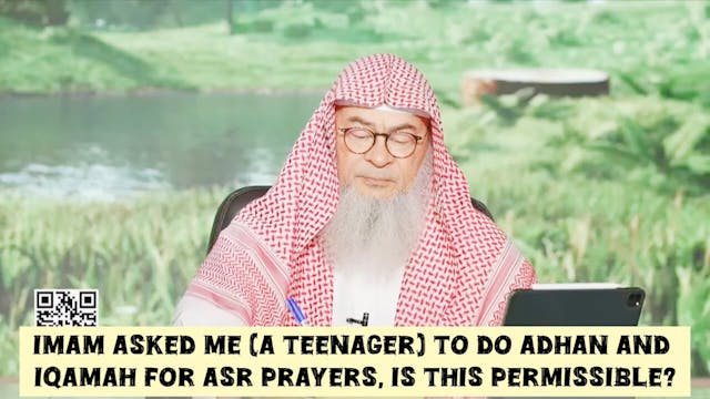 Imam asked me (A teenager) to give Ad...