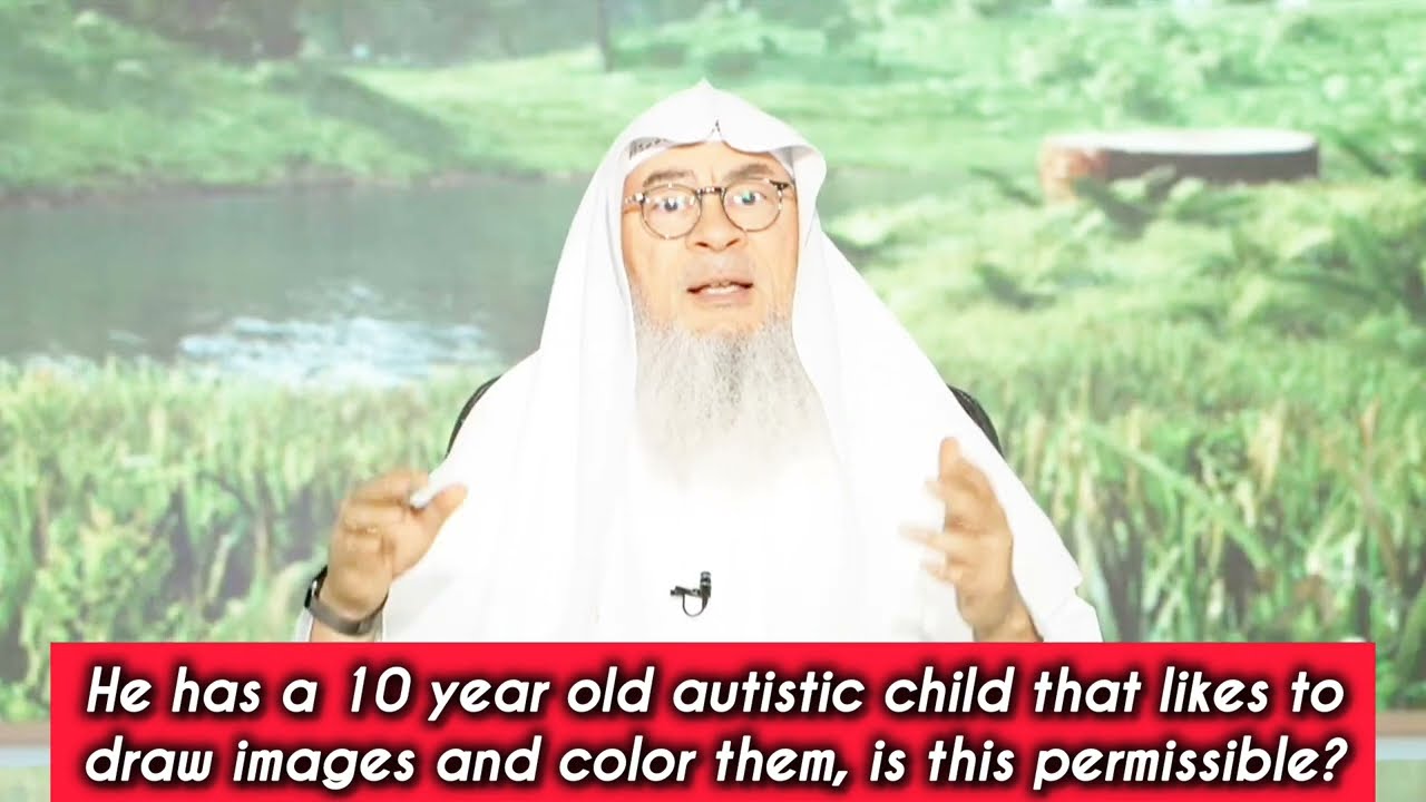 He has 10 year old autistic child, likes 2 draw images & color them permissible?