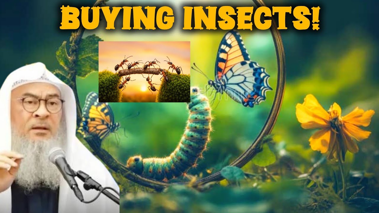 Is It Permissible To Buy Insects? (Caterpillars, Ants, Roaches... etc)?