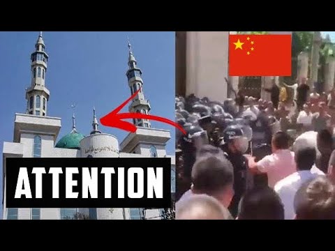CHINESE POLICE WENT TO ISLAMIC MOSQUE AND DID THIS
