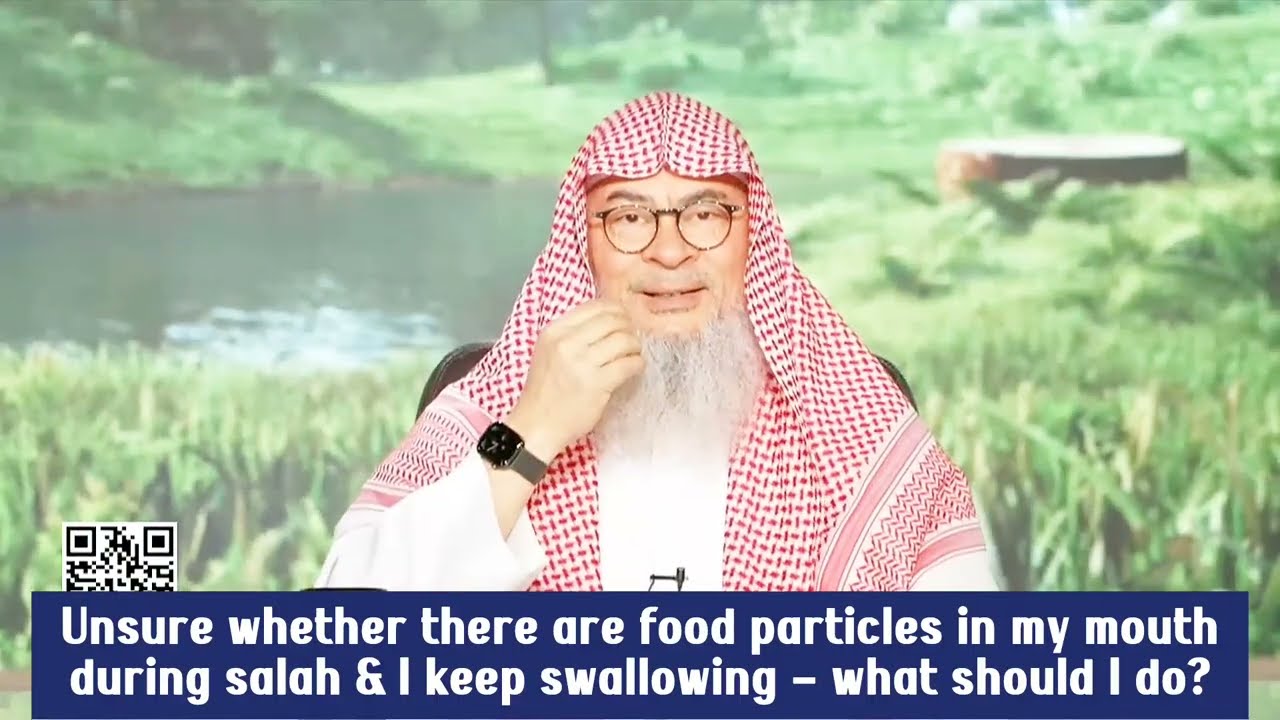 If There Are Food In My Mouth During Salah & I Keep Swallowing, Prayer Valid?
