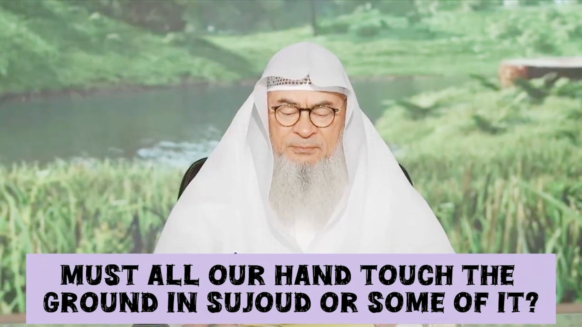 Must All Our Hand Touch The Ground In Sujood Or Some Of It Is Sufficient?