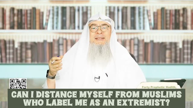 Can I distance myself from Muslims wh...