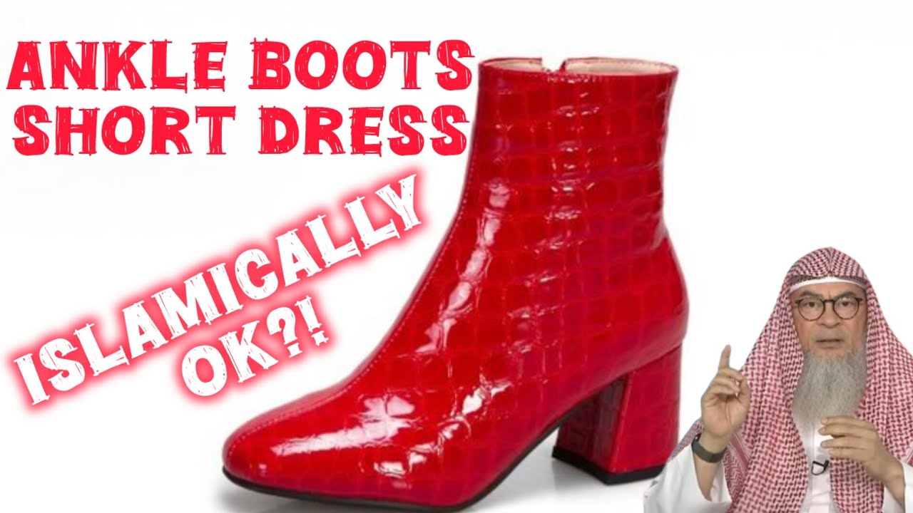 Is wearing ankle boots 👢& short dress that shows boots OK as wear for women