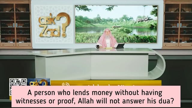Doesn't divorce evil wife, lent money...
