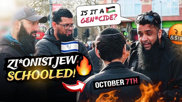Zionist Jew SCHOOLED‼️ - HEATED DEBATE