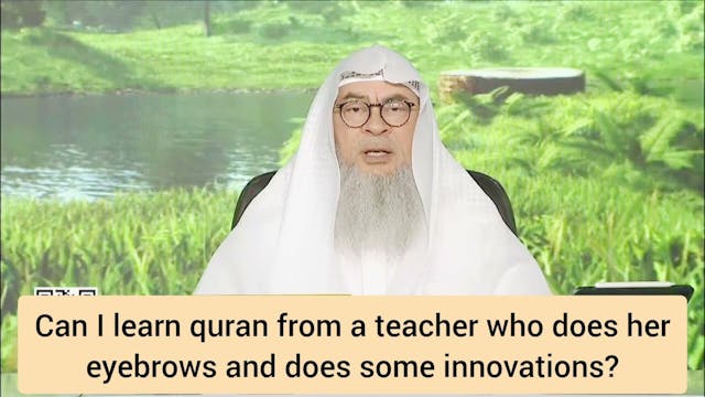 Can I learn Quran from a teacher who ...