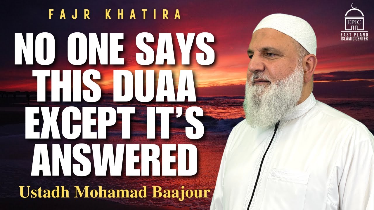 No One Says This Duaa Except It’s Answered!