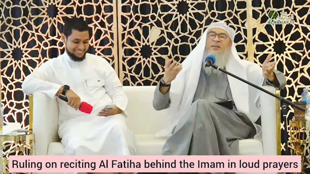 Ruling on reciting Fatiha behind the ...