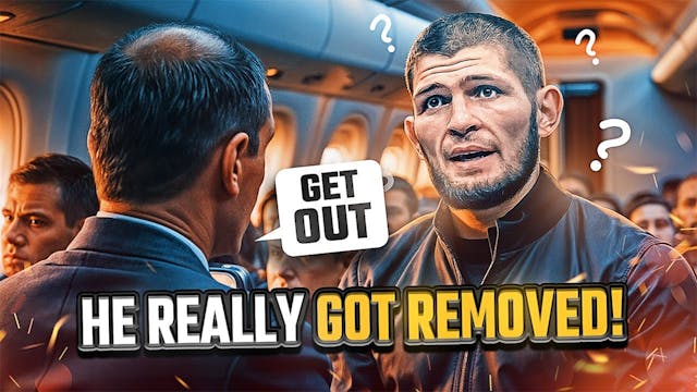 Khabib Nurmagomedov Escorted Off The ...