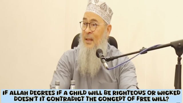 If Allah decrees if a child will be r...