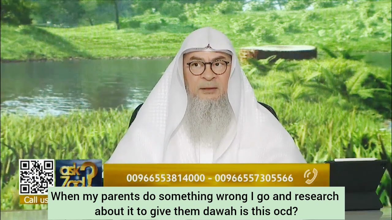 When my parents do something wrong I go & research about it to give them dawah