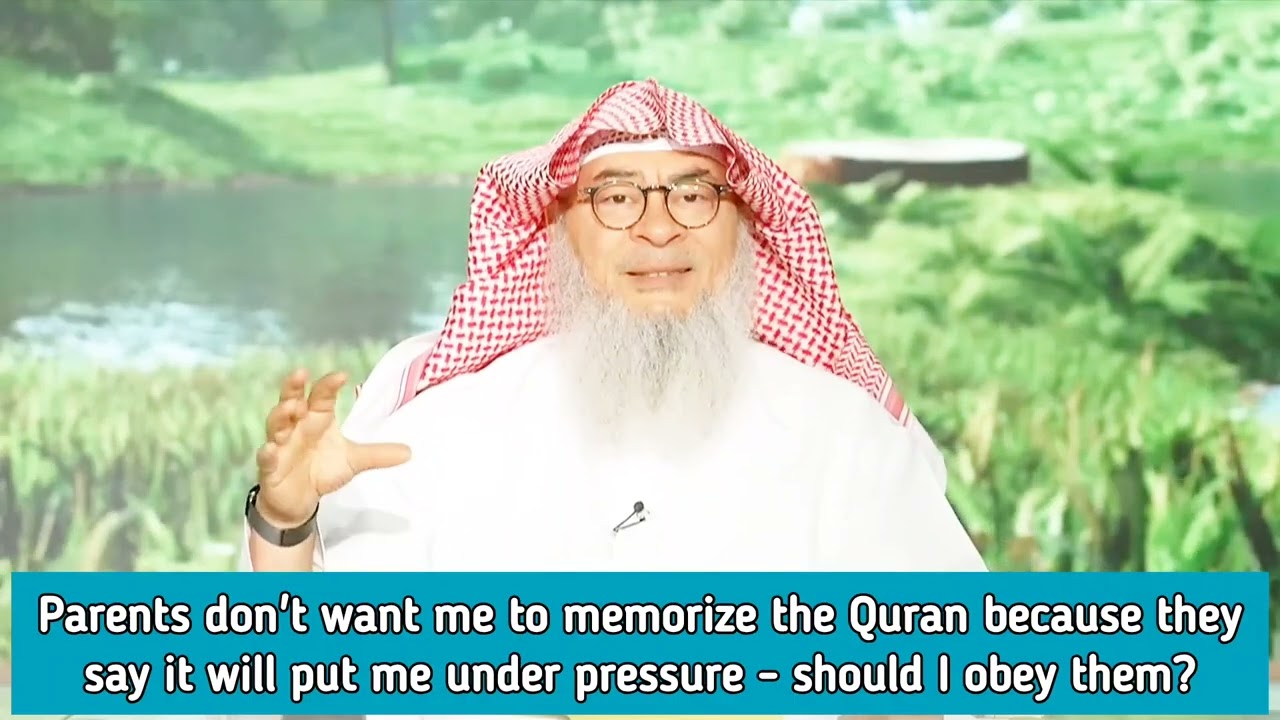 Parents Don't Want Me To Memorize Quran, Shall I Obey Them?