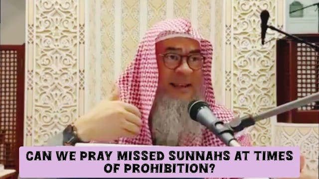 Can we pray missed sunnah prayers (at...