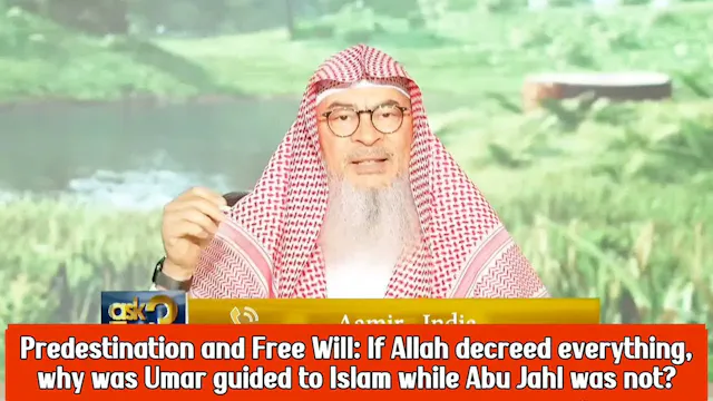 Predestination & Free Will If Allah D...