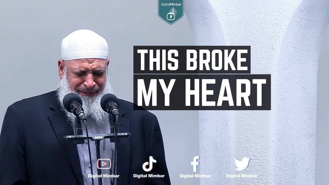 This broke my heart - Dr. Karim AbuZaid