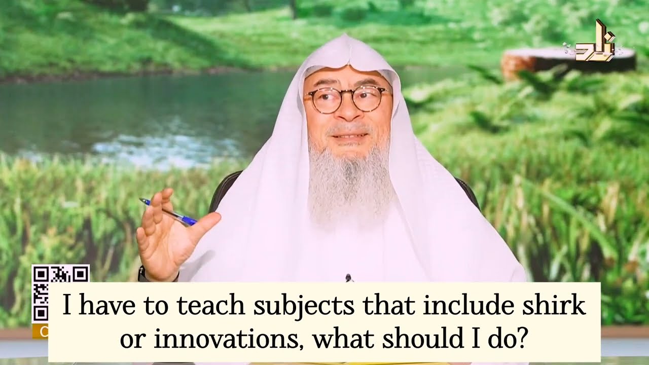 I Have To Teach Subjects That Include Shirk Or Innovations, What Should I Do?