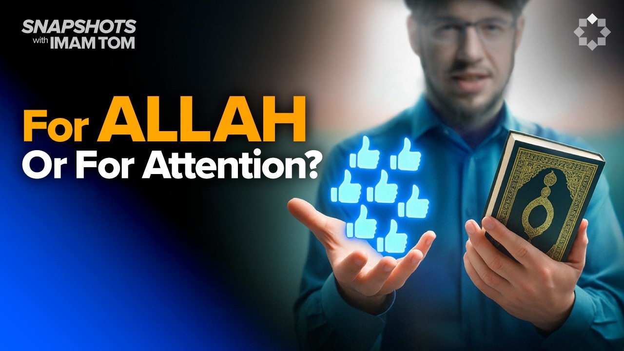 Is Social Media Ruining Your Sincerity  Snapshots with Imam Tom Facchine
