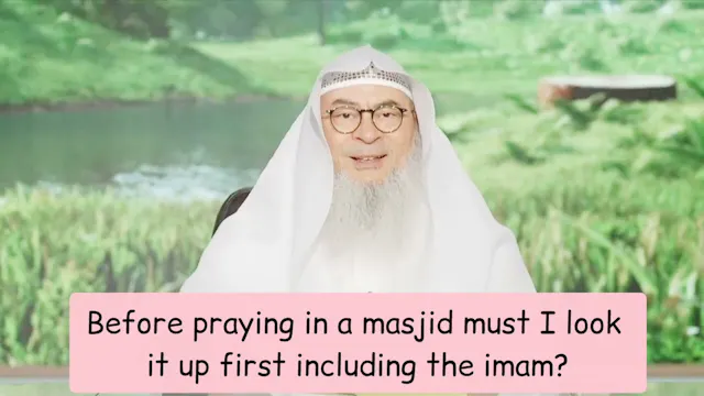 Before Praying In Masjid Must I Look ...