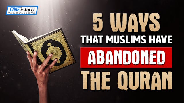 5 WAYS THAT MUSLIMS HAVE ABANDONED TH...