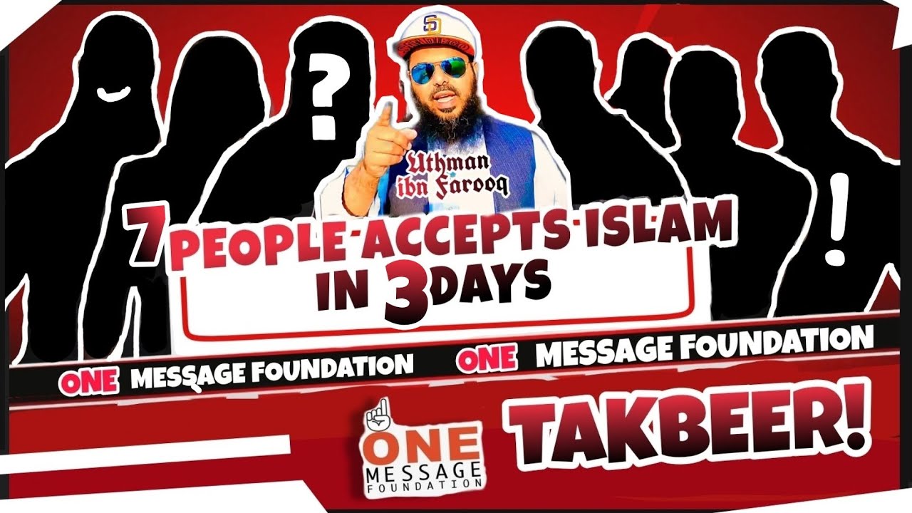 7 People Accept Islam in 3 Days!
