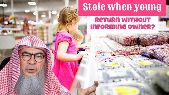 Stole from store when kid, will retur...