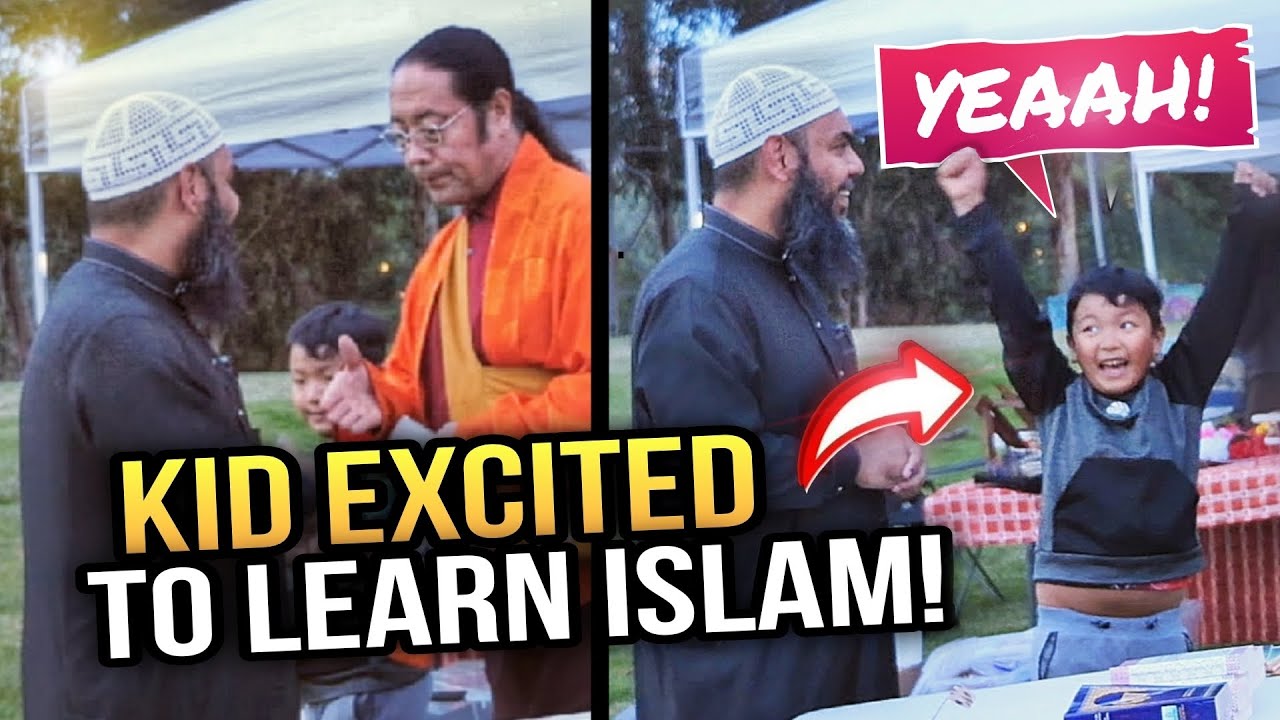 Shaykh Uthman is Back - Tibet KID excited about Islam! 🇺🇸 Balboa Park
