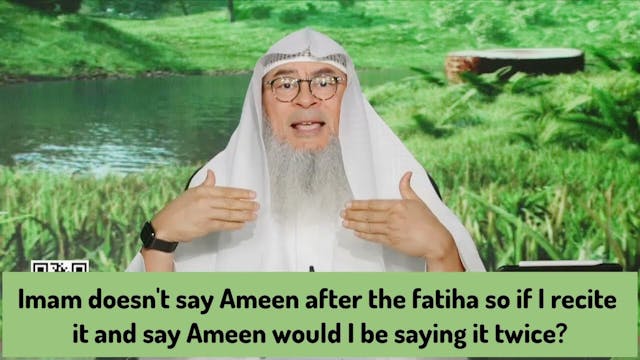 Imam doesn’t say Ameen after Fatiha, ...