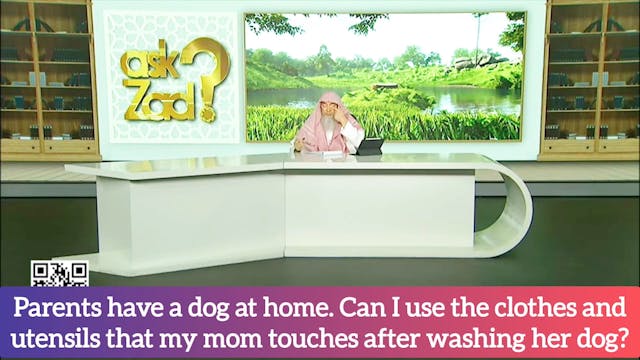Mom has a dog at home, she bathes it ...