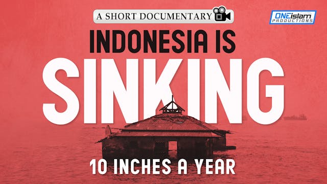 INDONESIA IS SINKING 10 INCHES A YEAR