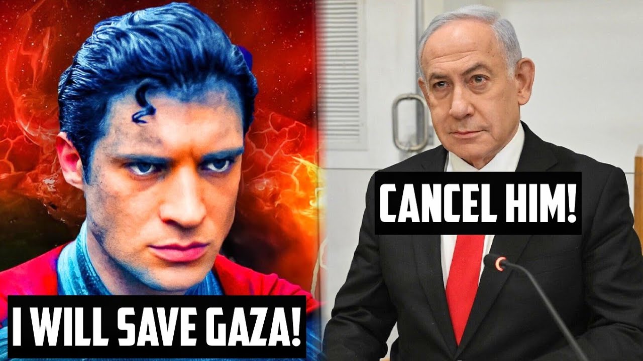 SUPERMAN CANCELLED FOR SAVING GAZA