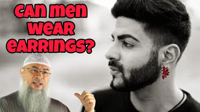 Is it permissible for a man to pierce...