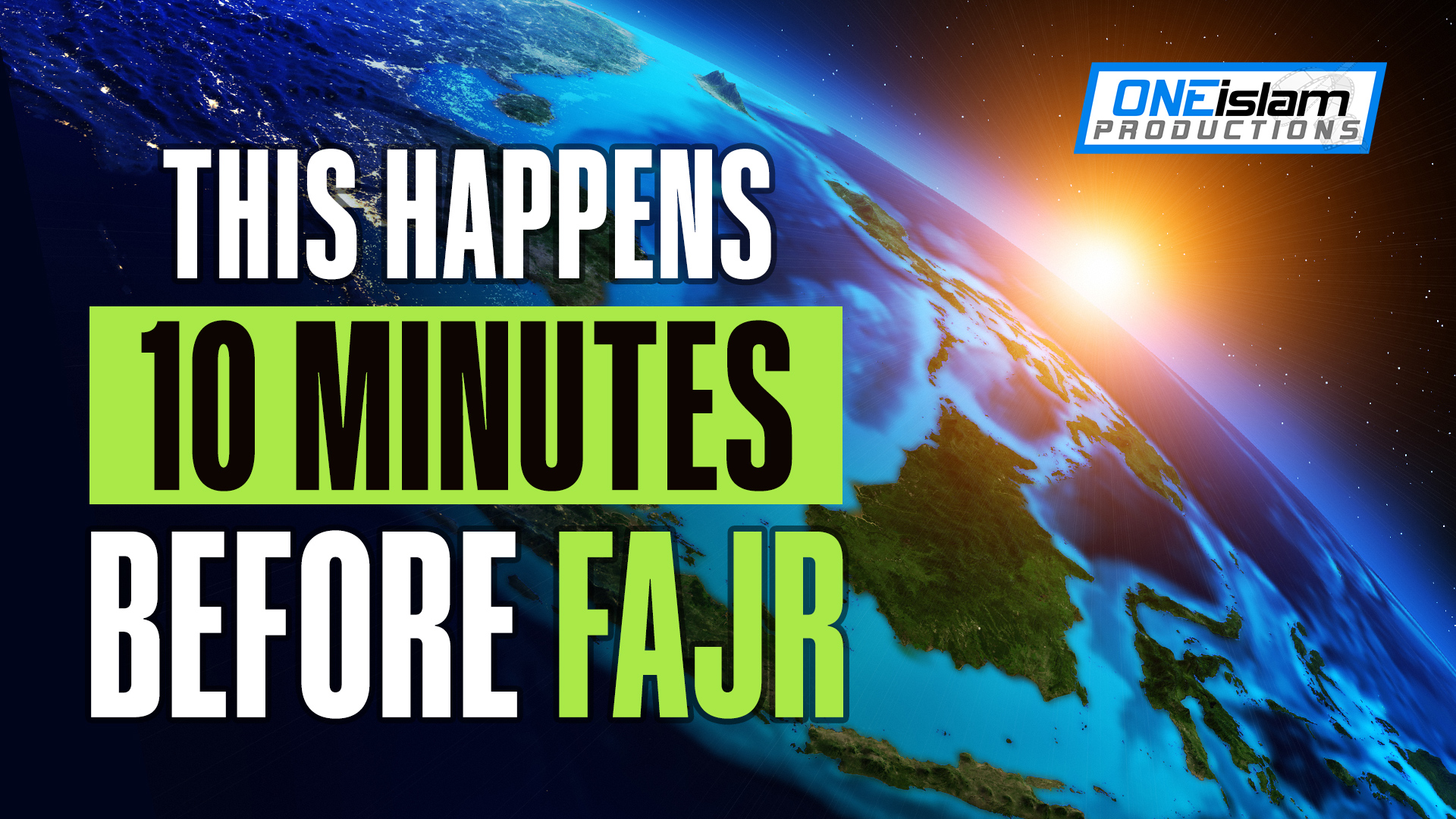 10 Minutes Before Fajr -  Amazing Reminder