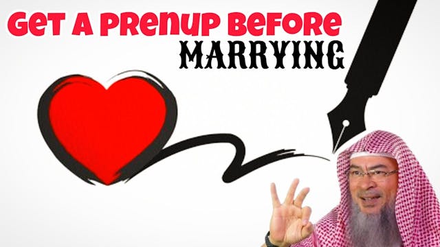 Get a prenup before marrying in the w...