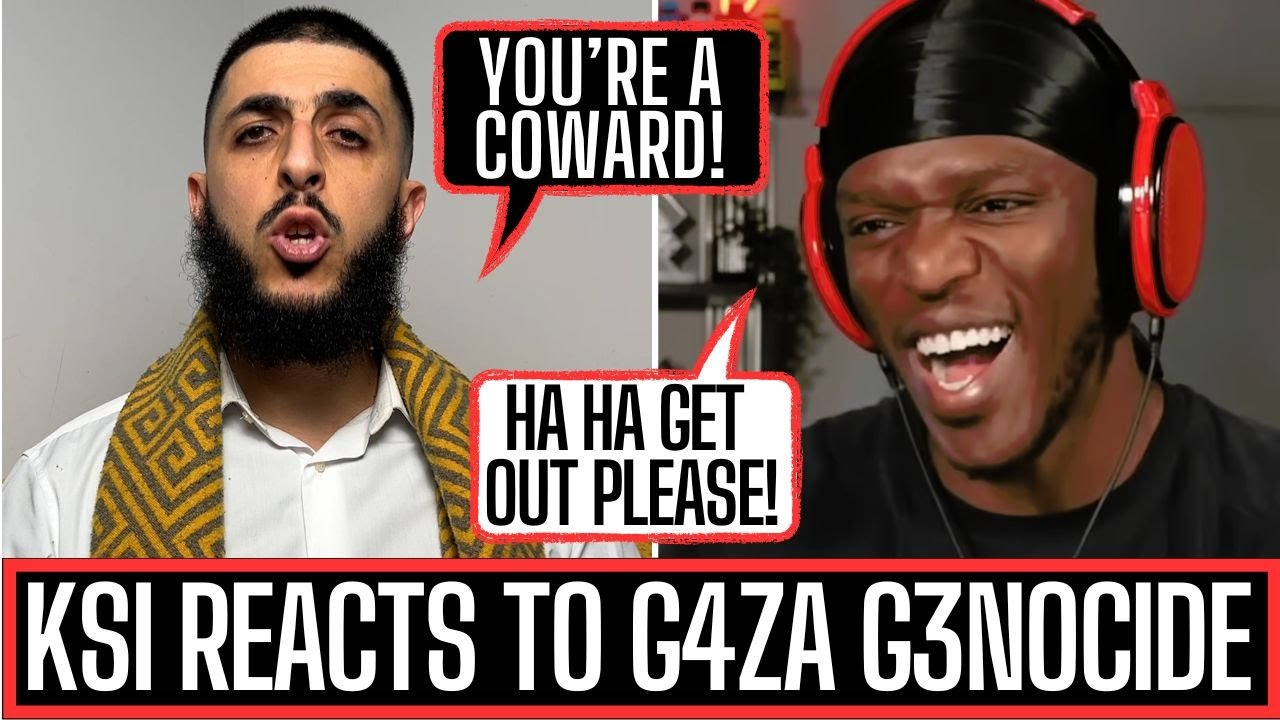 KSI LAUGHS ABOUT G4ZA SITUATION - MUSLIM REACTS