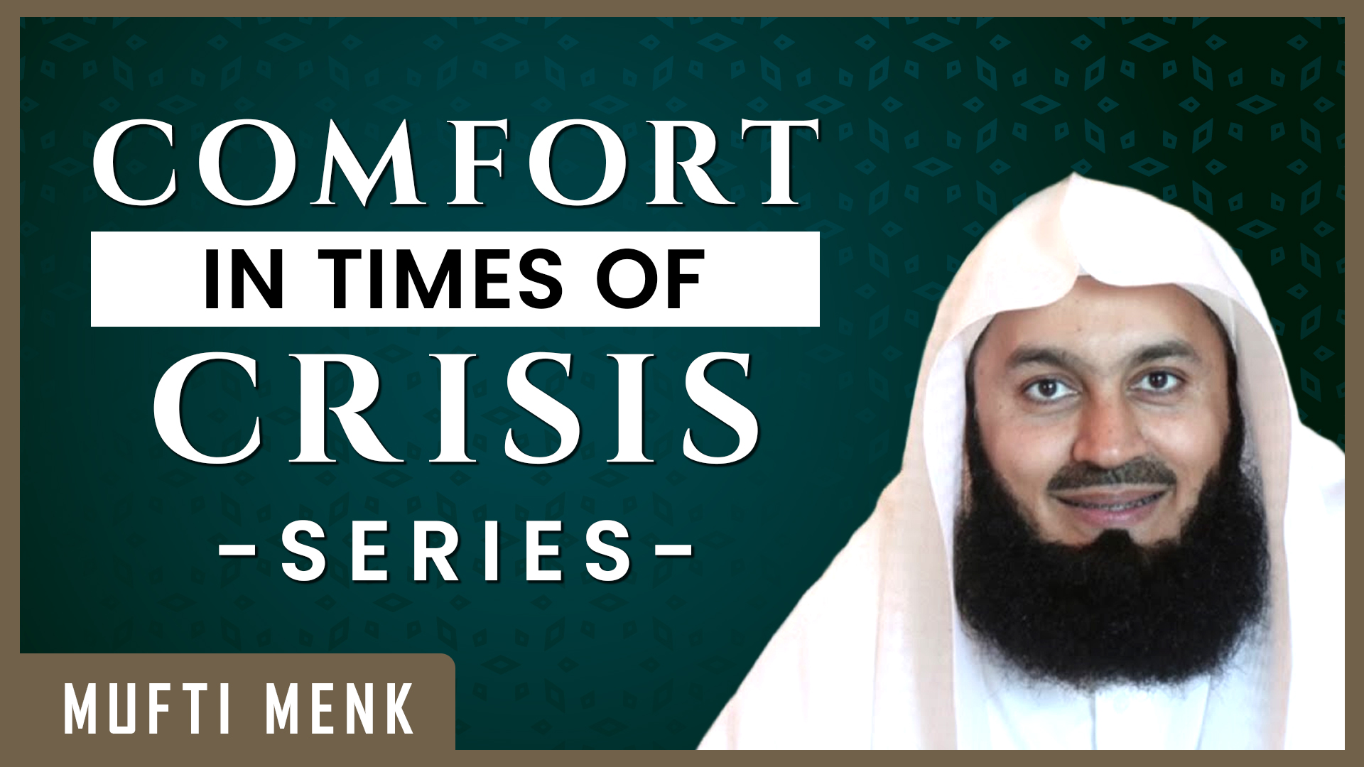 Comfort in Times of Crisis Series