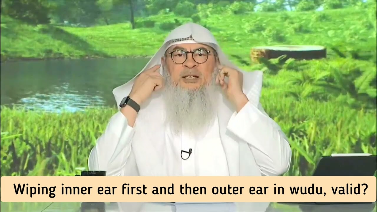 Is wiping ears mandatory in wudu Wiping inner ear first then outer part Wudu 
