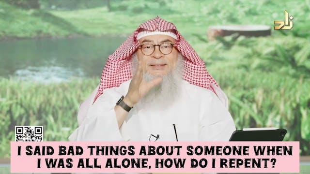 Said bad things about someone when I ...