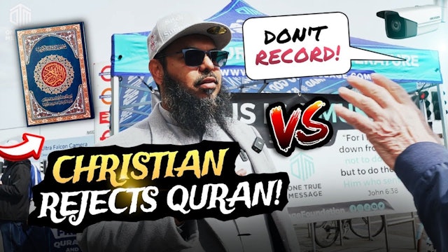 Christian Couple Reject The QURAN Get EDUCATED by Shaykh Uthman!
